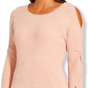 NEW Calia Chenille Pink Sweater (M) NWOT